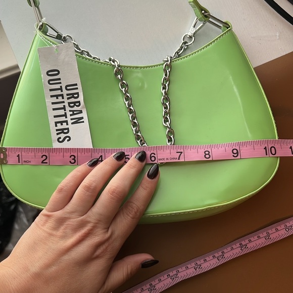 NWT Urban Outfitters Y2K Lime Green Handbag - Picture 11 of 12